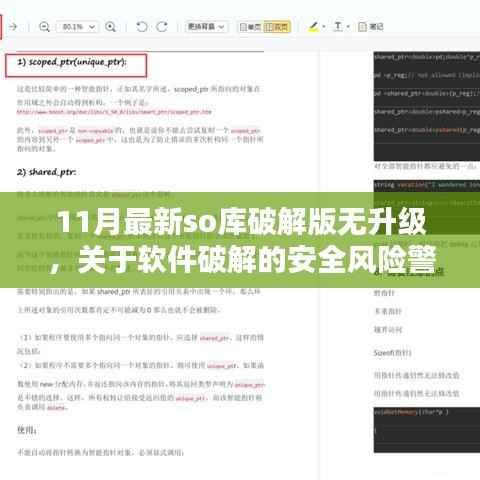 11月最新安全破解版软件使用指南,风险警示与合法使用建议