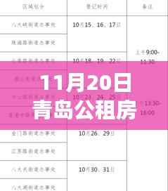 青岛公租房最新动态,11月20日脉搏与影响分析