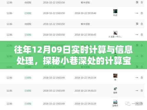 探秘小巷深处的计算宝藏，实时计算与信息处理领域的独特小店