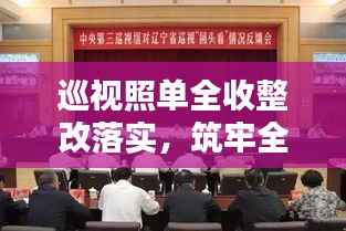 巡视照单全收整改落实,筑牢全面从严治党基石防线