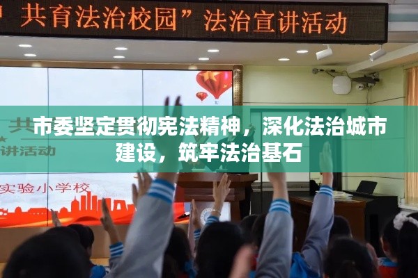 市委坚定贯彻宪法精神,深化法治城市建设,筑牢法治基石