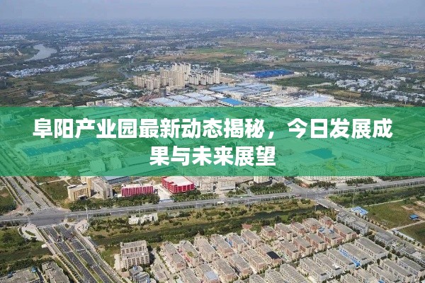 阜阳产业园最新动态揭秘,今日发展成果与未来展望